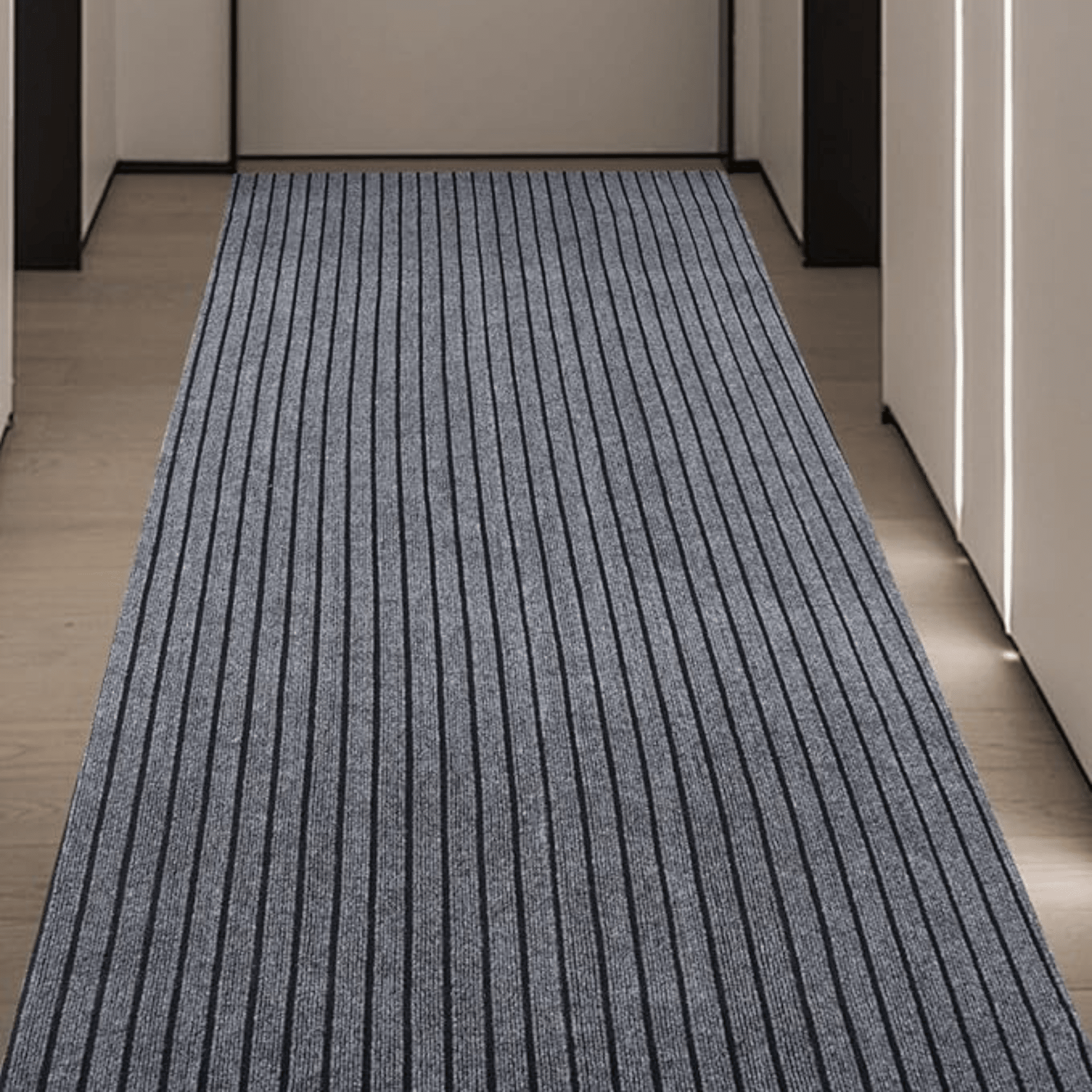 OVYEOFR Commercial Carpet Runners, 3 x 10 ft Non-Slip Hallway Runner Rugs for Entryway Kitchen Laundry Indoor Outdoor, Gray