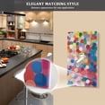 thumbnail image 5 of Yayeee Blank Wall Plate Cover 1-Gang 4.5"x2.7" Home Unused Decorative Outlet, Light Colorful Circles, 5 of 7