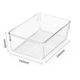 thumbnail image 1 of Refrigerador de cocina Caja de almacenamiento de escritorio Acabado transparente Afortunado Sencillez, 1 of 3