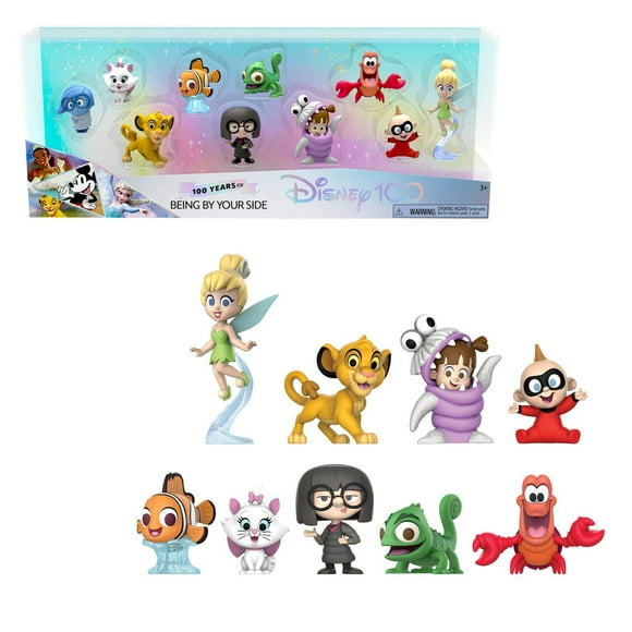 Disney100 Years of Small But Mighty Celebration Collection Limited Edition 10-piece Figure Pack