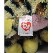 Ty Beanie Boos- Livvie the Leopard – Glitter Eyes - Stuffed Animal