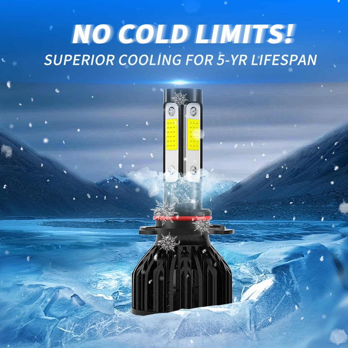 6000K 4Pcs LED Headlight 300% White Brightness, 9005/HB3+9006/HB4 High Low Beam LED Headlight, Canbus No Error, 4000LM  Bulbs For Chrysler 200 2011 2012 2013 2014