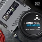 Banda BEAT3001 1 Ohm High Power Vehicle Audio Mono Bass Amplifier with Subsonic Filter & Low Pass Filter Stable