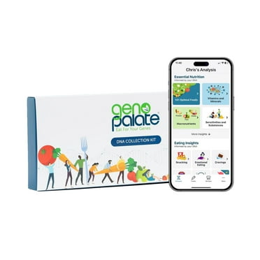 GenoPalate DNA Test Kit Personalized Nutrition Reports with Optimal Foods List & Nutrients (1 Count)