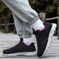 thumbnail image 5 of VoxSoles Womens 𝖮rthopedic Bowling Shoes Wide Width 𝖲lip-on Walking Shoes Comfortable Mesh Lightweight Breathable Cushion Sneakers Arch-Support, 5 of 6