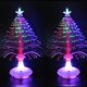 thumbnail image 1 of Árbol de Navidad, LED, fibra óptica, 32 cm, con estrella (sin batería), 1 of 5