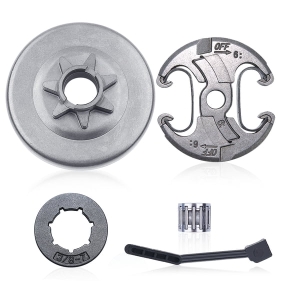 Clutch Drum Assy Sprocket Rim Worm Gear Kit For Husqvarna 455 460,Jonsered CS2255, Redmax GZ550