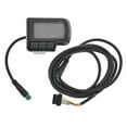 thumbnail image 2 of 24V 36V 48V Electric Bicycle EN06 Display /Waterproof 5Pin Plug LCD Screen for Ebike Parts, 2 of 8