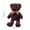 Brown, variant on Teddy Bear Stuffed Animal, Soft Teddy Bear with Bow Plush Toys, Birthday for Kids Boys Girls, 12x6in