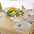 thumbnail image 4 of Ambesonne Vintage Airplane Place Mats Set of 4, Cartoon Plane, Standard Size, Tan White Grey, 4 of 6