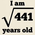 thumbnail image 3 of CafePress - 21St Birthday Square Root T Shirt - Light T-Shirt - CP, 3 of 4