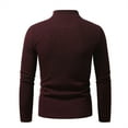 thumbnail image 6 of BSDJILFG Turtleneck Sweaters for Men Winter Casual Long Sleeve Crewneck Tops Pullover Loose Fit Outerwear Blouse ,M-3XL, 6 of 7