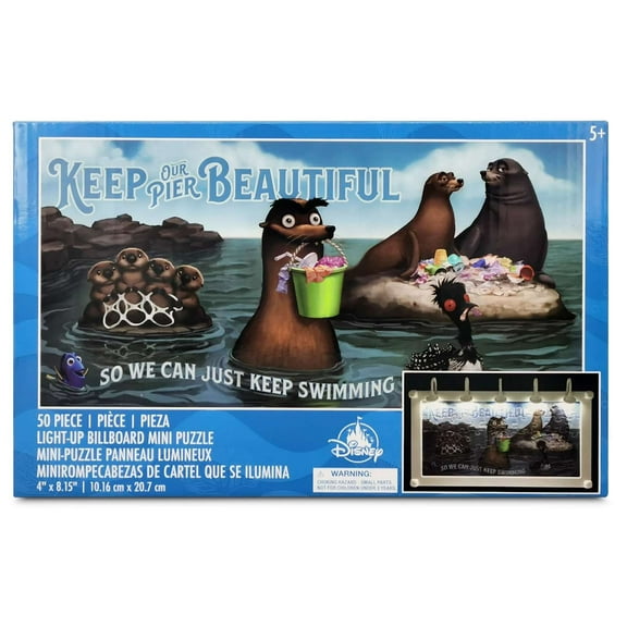 Disney Finding Dory Light-Up Billboard Mini Puzzle New with Box