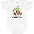 thumbnail image 3 of Inktastic My 2nd Christmas with Santa Reindeer and Tree Boys or Girls Baby Bodysuit, 3 of 5