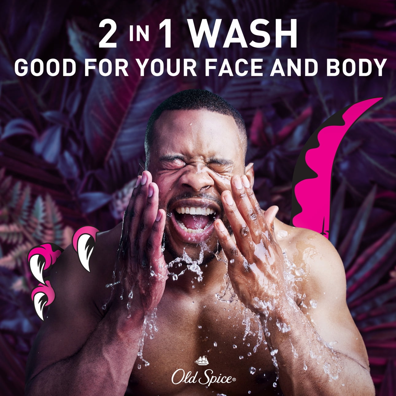 Old Spice Body Wash for Men, Raptorstrike, Long Lasting Lather, for All Skin Types, 24 fl oz