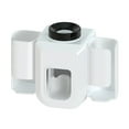 thumbnail image 2 of Airle Toothpaste Dispenser Wall-mounted Classified Plastic Automatic Toothpaste Squeezer with Toothbrush Holder for Daily Use, 2 of 8