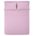 thumbnail image 1 of The Great American Store- 4PC Sheet Set (Cal King, Stripe Lavender) 26 Inch Deep, 1800 Series Double Brushed Microfiber - Easy Care, Fade, Shrink and Wrinkle Resistant, 1 of 2
