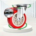 thumbnail image 2 of Heavy-duty Casters, Rotating Wheels, 360 Degree Silent Rotating Wheels, Used For Furniture, Handcarts, Display Racks ,Easy to Install, 2 of 7