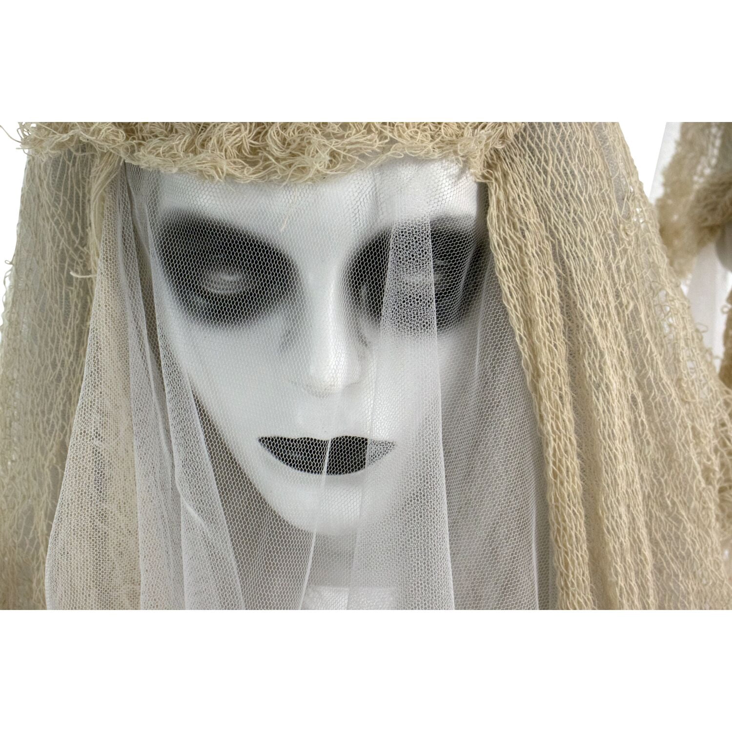 Haunted Hill Farm 47 in Animatronic Ghost Bride Indoor/Covered Outdoor Halloween Decoration, HHGHST-2HLA