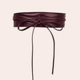 thumbnail image 4 of facefd Ceinture Flexible Large en Cuir PU Mode Durable pour Pull, 4 of 9