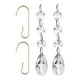 thumbnail image 1 of 36 adornos navideños colgantes de cristales, coronas decorativas de acrílico, centros de mesa para bodas, fiestas y adornos colgantes de invierno. Estilo C, 1 of 8