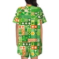 thumbnail image 6 of Sigee St Patrick's Day6 for Sleepwear Casual Pjs with Pockets Women's Pajamas Sets Shorts 2 Piece Short Sleeve Lounge Sets Small, 6 of 9