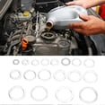 thumbnail image 4 of 450pcs 18 Sizes Oil Drain Plug Aluminum Washer Gasket Assortment Set with Plastic Box, 4 of 4