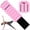 Light Pink, variant on KOOOGEAR Pilates Wrist & Ankle Weights for Women 1 Pair 2LBS(1lb Each) Adjustable Wrist Weights Black