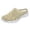 Khaki, variant on Orthopedic Walking Shoes for Women Knit Upper Embroidery Low Top Walking Shoes Arch Support Closed Toe on Walking Sneakers for Women Comfortable Hands Free Mary Jane Shoes Foam Shoes