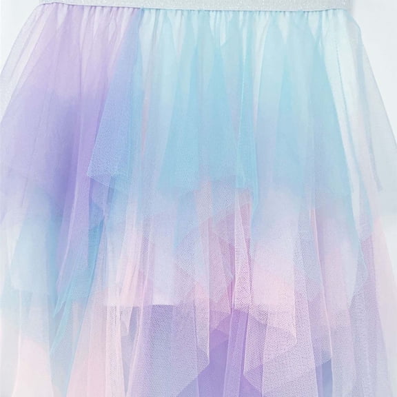 Kids Girl Dresses Multicolour2 Tutus for Girls Tulle Skirt Fluffy Skirts Baby Girl Outfits 7-8 Years