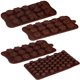 thumbnail image 1 of Molde de silicona de 4 piezas, molde para hornear de silicona antiadherente de grado alimenticio, molde para dulces, molde para mantequilla con diferentes formas, 1 of 5