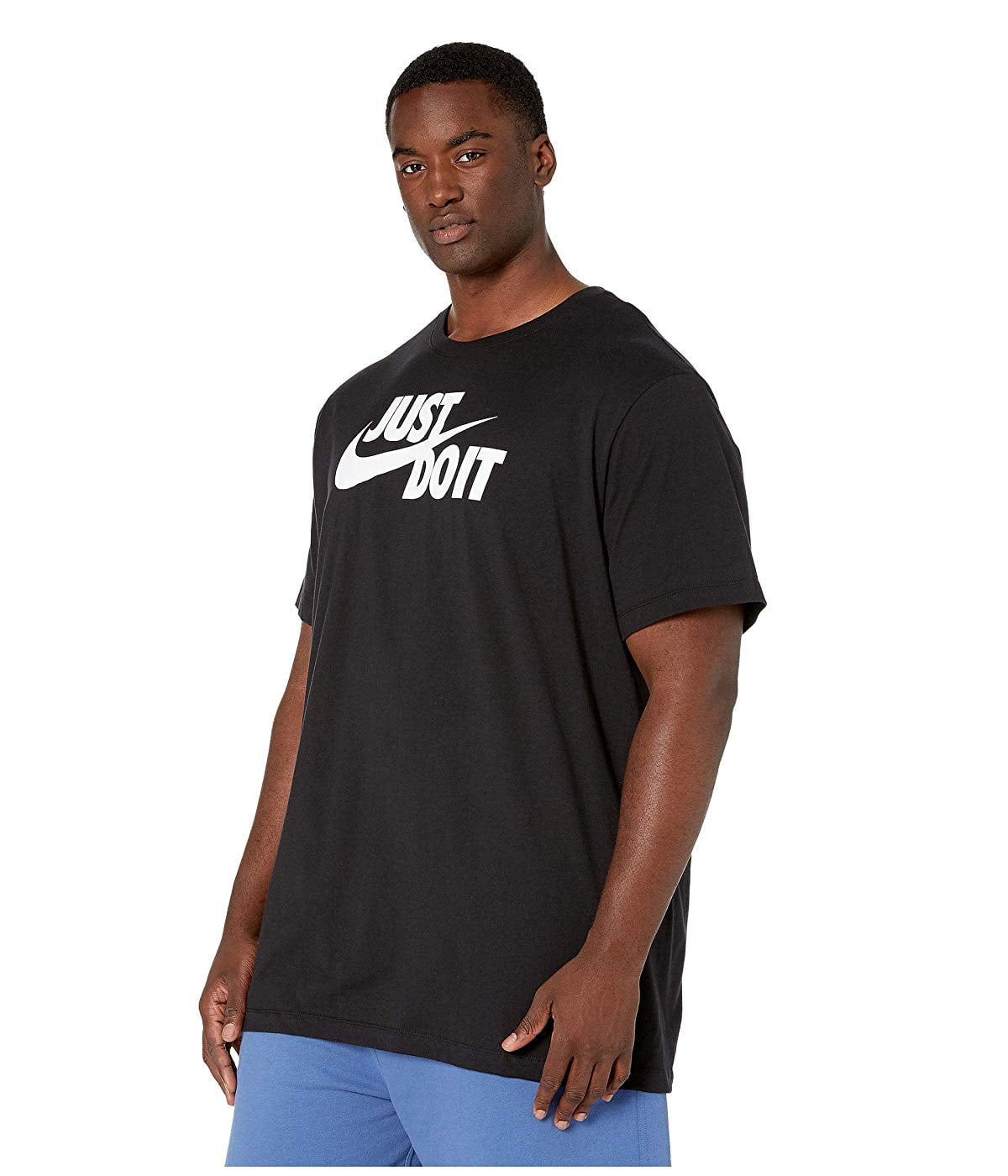 Nike Big Tall NSW Just Do It Swoosh Tee Black White Walmart nike-big-tall-nsw-just-do-it-swoosh-tee-black-white-walmart