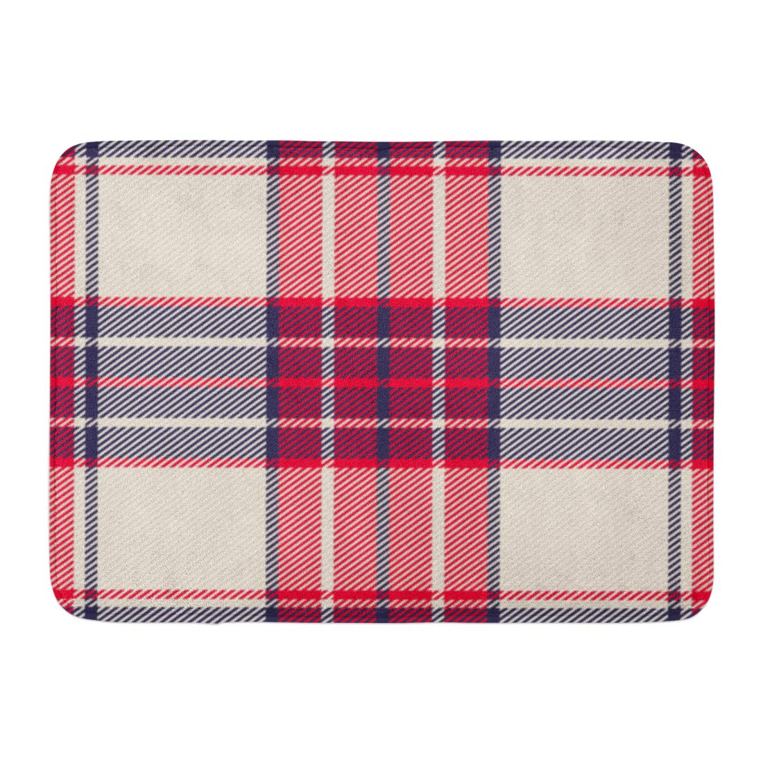 KDAGR Red Christmas Tartan Plaid Pattern Purple Abstract Britain Celtic