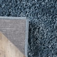 thumbnail image 5 of BNM Solid Indoor Shag Runner or Area Rug, 2'7" x 8', Blue, 5 of 6