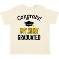 thumbnail image 3 of Inktastic Congrats My Aunt Graduated with Cap Boys or Girls Toddler T-Shirt, 3 of 5