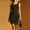 *Army Green, variant on ClodeEU Women's Crew Neck Sleeveless Ruched Mini Dress with Fringe Hem, Bodycon Party Dress Army Green,Women's Plus L
