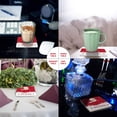 thumbnail image 2 of FMSHPON Merry Christmas Set of 8 Coaster for Drinks, Absorbent Ceramic Stone Coasters Cup Mat with Cork Base for Home Kitchen Room Coffee Table Bar Decor, 2 of 4