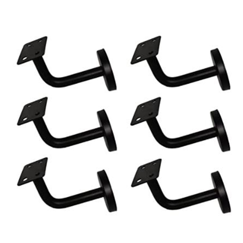 6 Pcs Stainless Steel Stair Handrail Bracket, Heavy Duty Stair Rail