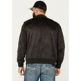 thumbnail image 4 of Moonshine Spirit Men's Spirit&Reg; Faux Suede Bomber Jacket Charcoal, 4 of 4