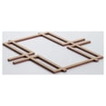 thumbnail image 4 of Ekena Millwork 11 3/8"W x 11 3/8"H x 1/4"T Small Granby Decorative Fretwork Wood Wall Panels, Hickory, 4 of 18