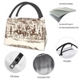 thumbnail image 4 of Easygdp Western Desert Cowboys2 Bolsa de Almuerzo Insulada Reutilizable, Bolsa de Mano y Bandolera para Oficina, Trabajo, Viajes, 4 of 6