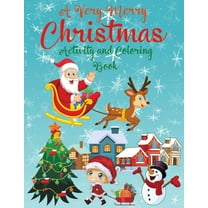 A Very Merry Christmas Alphabet Activity Book for Kids Ages 4-8, (Paperback)