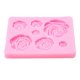 thumbnail image 2 of 2x Molde de Silicona con Forma de , Artesanía de Azúcar, Decoración de Pasteles, Fondant, Horneado 2 piezas, 2 of 8