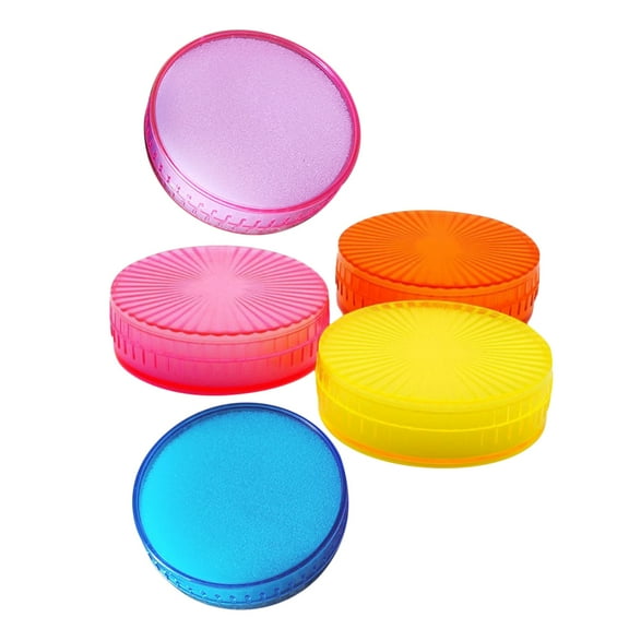 Soimiss 5pcs Cash Counting Fingertip Moistener for Finger Dampers Assorted Color Financial Use