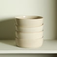 thumbnail image 5 of Stone Lain Eden 4-Piece Pasta Bowl Set Stoneware, Beige, 5 of 6