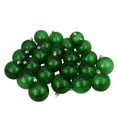 thumbnail image 1 of 16ct Green Transparent Shatterproof Christmas Ball Ornaments 3.25" (80mm), 1 of 2