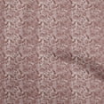 thumbnail image 1 of oneOone Viscose Jersey Light Brown Fabric Jacobean Floral Craft Projects Decor Fabric Printed By The Yard 60 Inch Wide, 1 of 4