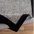 thumbnail image 5 of Mark&Day Wool Rugs, 2x8 Earby Modern Black Runner Area Rug, Black Grey Carpet for Hallway, Kitchen, Bedroom or Living Room (2'6" x 8' Runner), 5 of 8