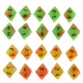 thumbnail image 1 of Juego de Dados poliédricos dobles D8 Zulema 20 unids 18 mm, 1 of 8