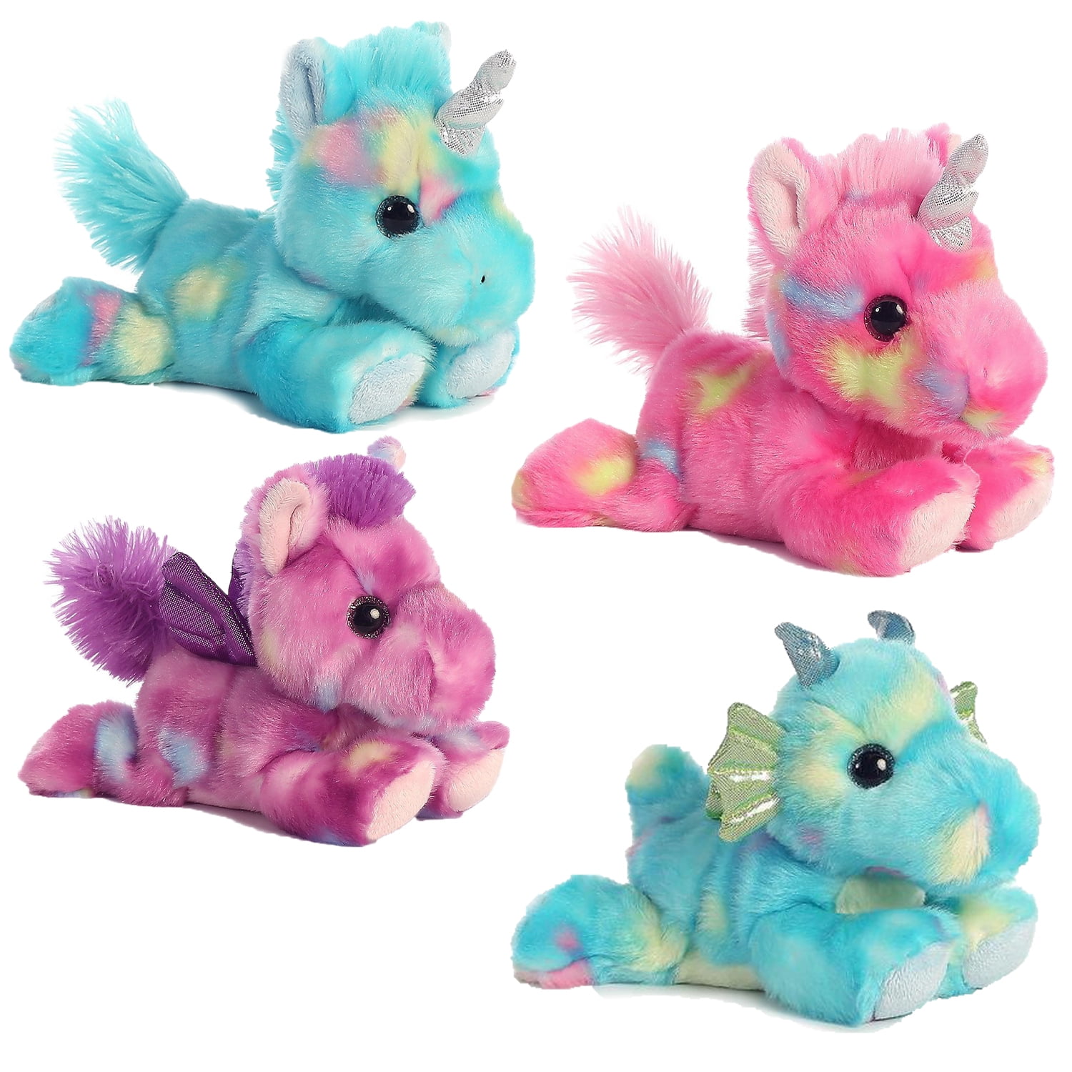 Aurora 4 Stuffed Beanbag Plushies: Tutti Frutti Pegasus ...